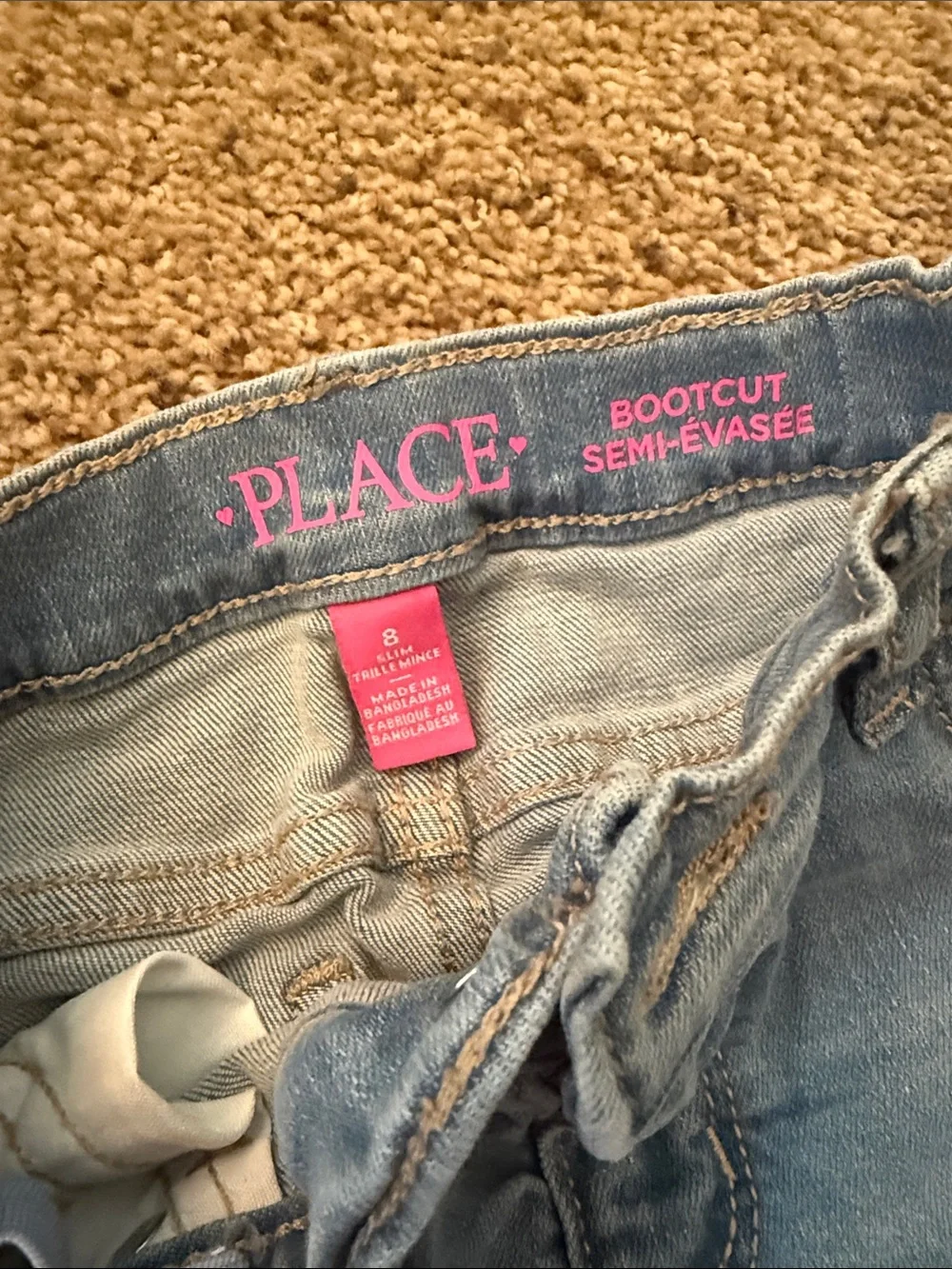 The Children's Place Girls' Two-Pack Jeans - Light Blue & Dark Blue